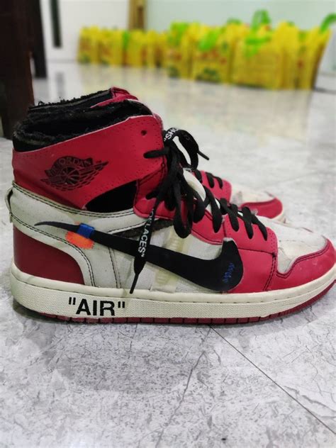 Nike air Jordan colab off white on Carousell