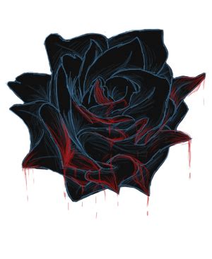 Bloody Black Rose by ThisIsMyDerpiverse on DeviantArt