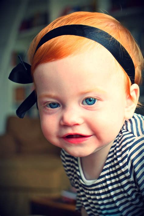 I have a red-headed blue eyed baby girl...now 12! Love, love, love her! | Redhead baby, Redheads ...