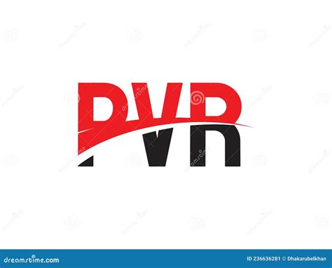 PVR Letter Initial Logo Design Vector Illustration Stock Vector ...