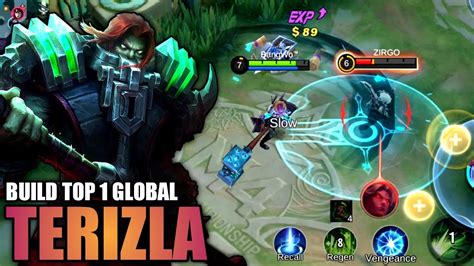 TERIZLA EXPLANE GAMEPLAY - BUILD TOP 1 GLOBAL TERIZLA - MOBILE LEGENDS ...