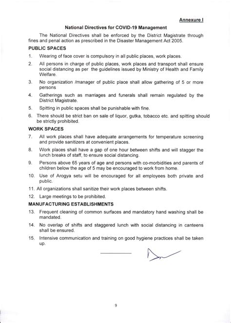 MHA issues Consolidated Revised Guidelines for the Containment of COVID ...