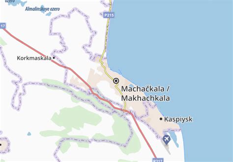 MICHELIN Makhachkala map - ViaMichelin