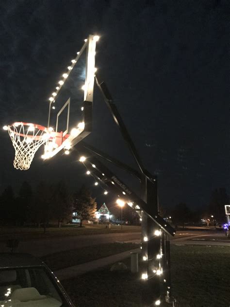 Basketball hoop Christmas lights | Basketball hoop, Christmas lights ...