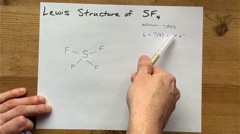 Lewis Structure of SF4 (sulfur tetrafluoride) - YouTube