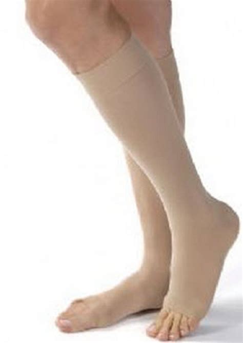 Jobst Petite Opaque Open Toe Knee High 30-40 mmHg Compression Stockings