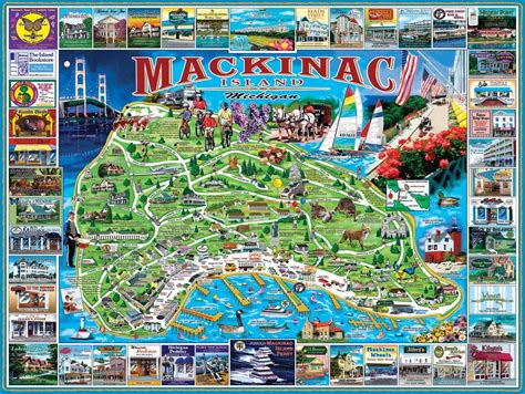 Mackinac Island Tourism Map - Best Tourist Places in the World