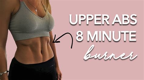 Upper Ab Burner! (Intense 8 Minutes Workout) - YouTube