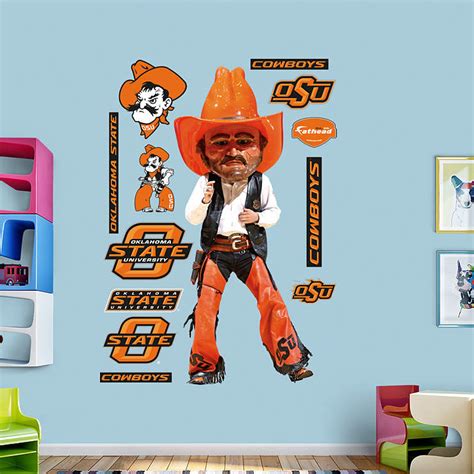 Oklahoma State Mascot - Pistol Pete Wall Decal | Shop Fathead® for ...