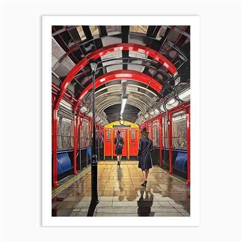 London Underground 1 Art Print by MD NAZMUL HASAN - Fy