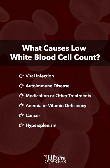 What Cancers Cause Low White Blood Cell Count - CancerWalls