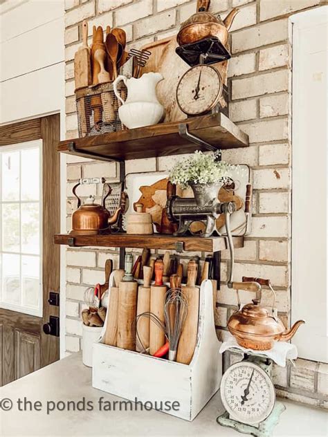 How To Style Your Kitchen with Vintage Decor - The Ponds Farmhouse