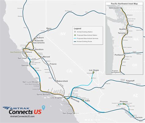 Arizona Map - Amtrak Media