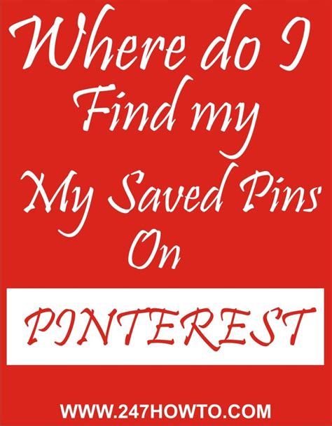 Where do i find my saved pins on Pinterest | Pinterest tutorials, Learn pinterest, Save food