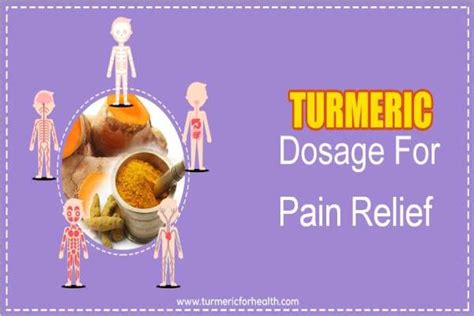 Turmeric Dosage Pain Relief