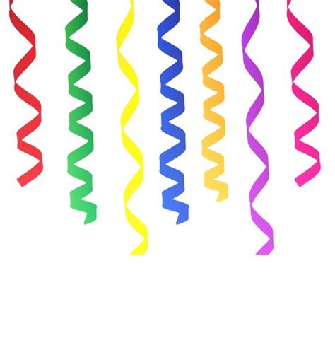 Streamers, Ribbons Colorful Clipart Free Stock Photo - Public Domain Pictures