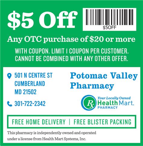 $5 OFF ON ANY OTC PURCHASE OF $20 OR MORE | Online Printable Coupons ...