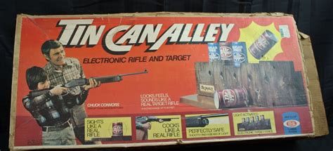 Tin Can Alley Shooting Game Chuck Connors Dr Pepper Vintage Ideal 1976 ...