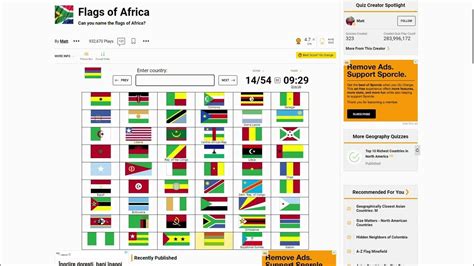 Flags of Africa (Voice Edition) (Sporcle) - YouTube