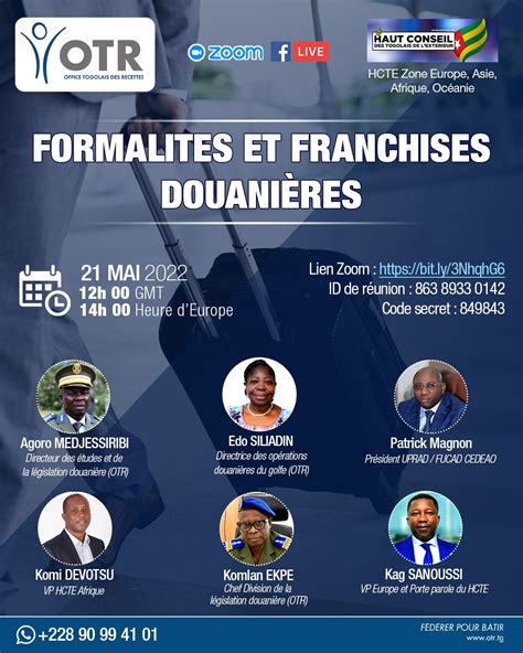 Office Togolais des Recettes - OTR on LinkedIn: #OTR #HCTE #douane