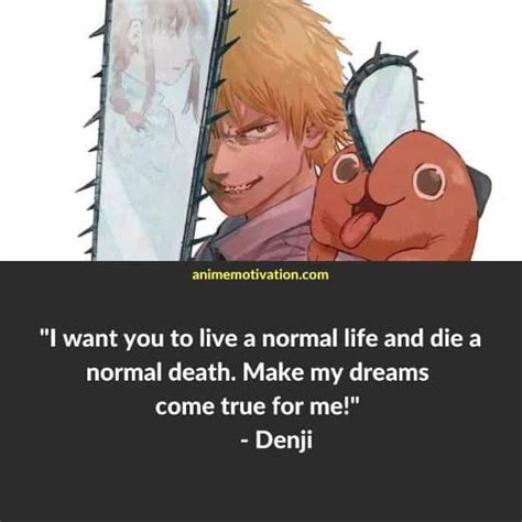 A Collection Of The Best Denji Quotes from Chainsaw Man!