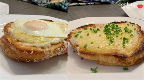 Authentic Croque Monsieur & Croque Madame | French Baked Ham & Cheese Sandwich — Cooking with Anadi