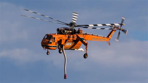 Erickson S-64F Air Crane® helicopter returning to Australia