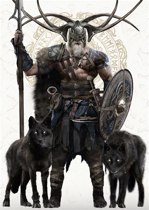 Odin by Johnson Ting Viking Warrior, Art Viking, Viking Woman, Odin Norse Mythology, Mythology ...