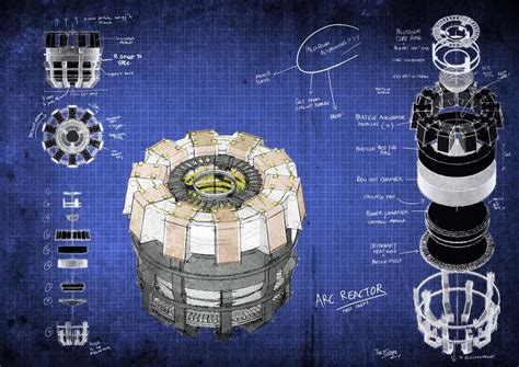 Arc Reactor Blueprints by fongsaunder on DeviantArt | Iron man arc ...