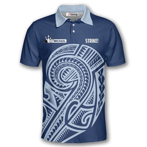 Blue Ocean Custom Bowling Shirts for Men - Primesty