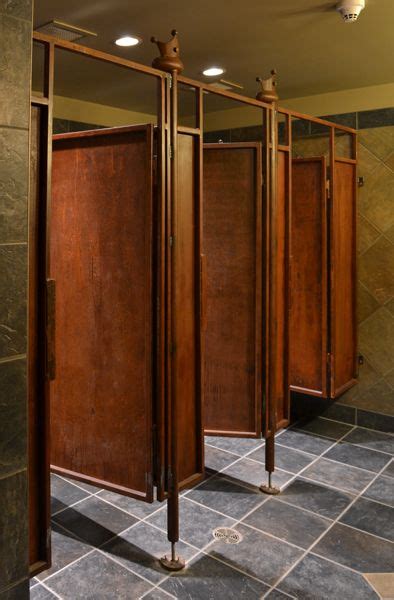 Commercial Bathroom Stalls Design in 2020 | Restroom design, Rustic ...