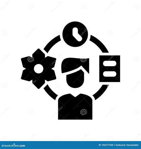 Management Icon or Logo Isolated Sign Symbol Illustration Stock Illustration - Illustration of ...