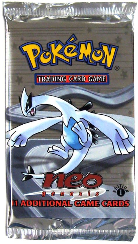 Pokemon Trading Card Game Neo Genesis 1st Edition Booster Pack 11 Cards Wizards of the Coast ...