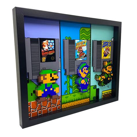 Super Mario Luigi Super Mario Bros Art 3D Art Super Mario Bros 3 NES ...