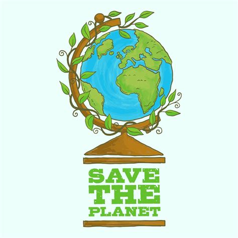 Save our planet earth poster 1967258 Vector Art at Vecteezy