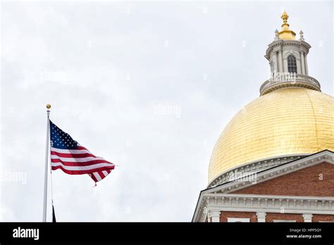 Massachusetts State House Dome Stock Photo - Alamy