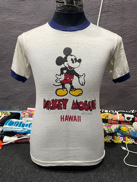 VINTAGE MICKEY MOUSE 80s, Men's Fashion, Tops & Sets, Tshirts & Polo Shirts on Carousell