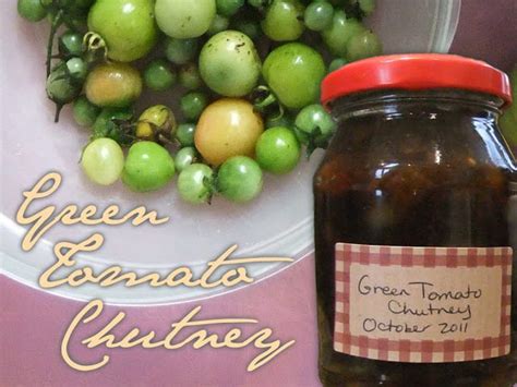 Easy Green Tomato Chutney Recipe • Lovely Greens