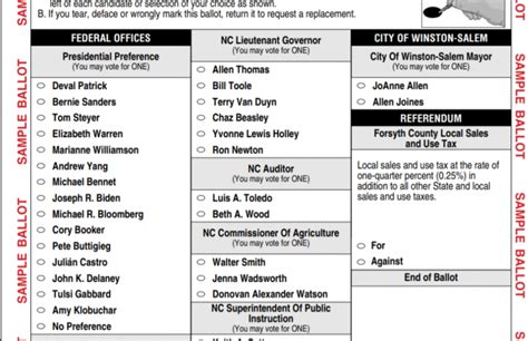 Democratic Ballot Primary 2024 - Oliy Tillie