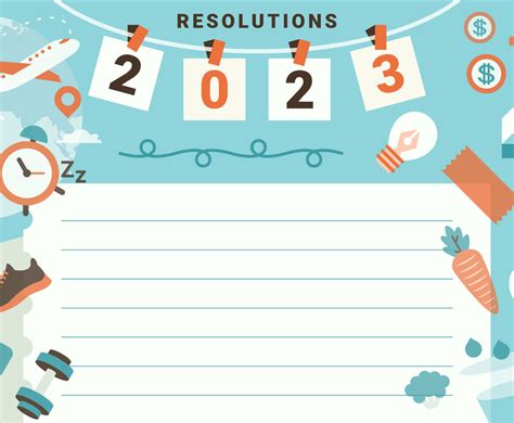 New Year Resolution Background