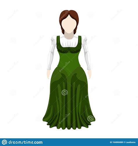 Isolated Medieval Commoner Character Stock Vector - Illustration of fantasy, medieval: 164866880