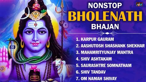 Nonstop Bholenath Bhajan | New Shiv Bhajan 2023 | Shiv Bhajans | New ...