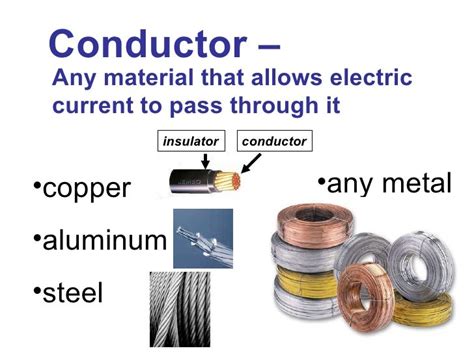 Conductors and insulators