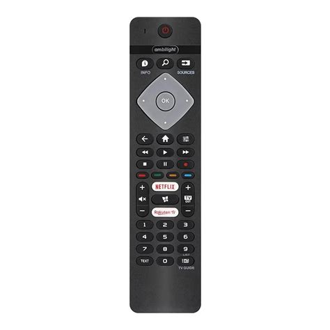 Remote Control Replacement for All Philips Ambilight 4K Smart LED TV ...