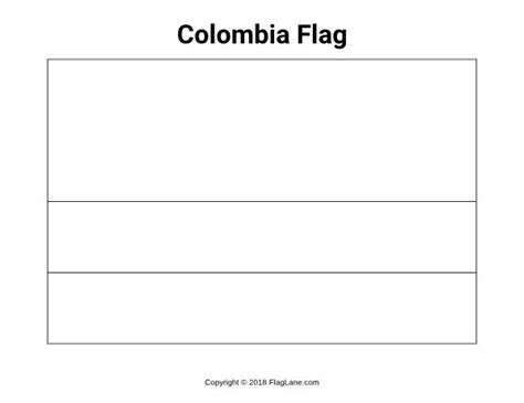 Free printable Colombia flag coloring page. Download it at https ...