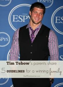 Tim Tebow’s parents share 5 guidelines for a winning family | The Momiverse