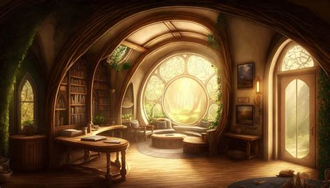 Elven Home Interior - 2 by ArgoCityArtworks on DeviantArt