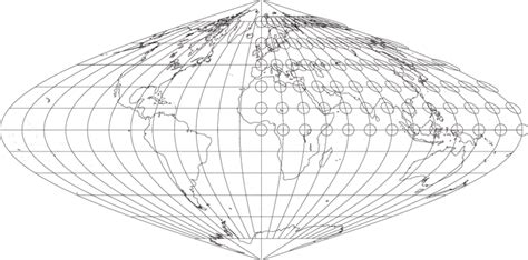 The Sinusoidal projection. | Download Scientific Diagram