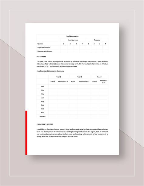 Primary School Report Template - Google Docs, Word, Apple Pages ...