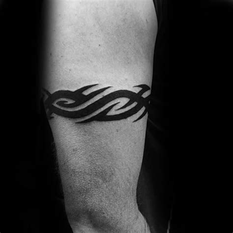 50 Tribal Armband Tattoo Designs For Men - Masculine Ink Ideas